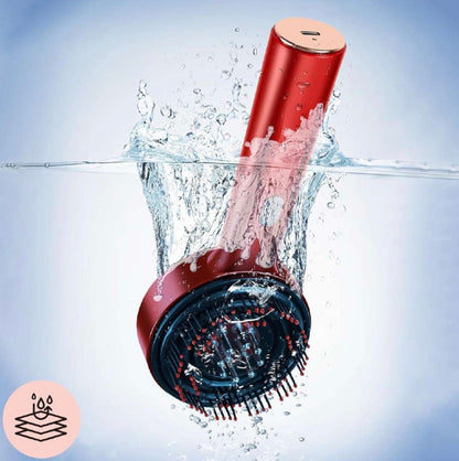 Premium Head Scalp Electric Massager Comb – Waterproof Deep Scalp Massage Brush with Hair Oil Applicator